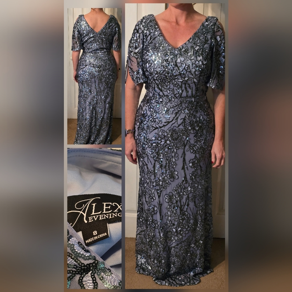 Elegant Sequin Evening Dress